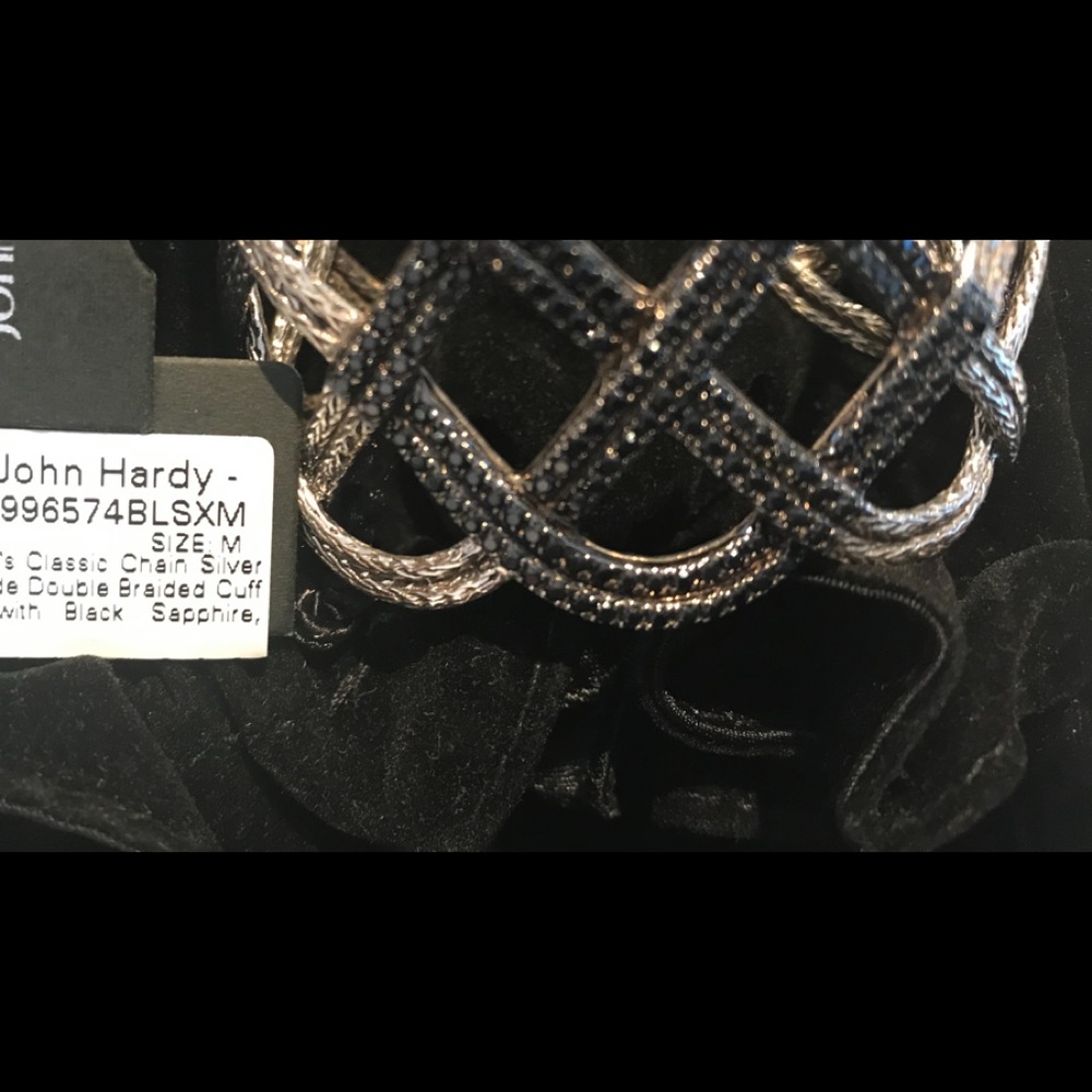 Medium John Hardy Black Sapphire Cuff